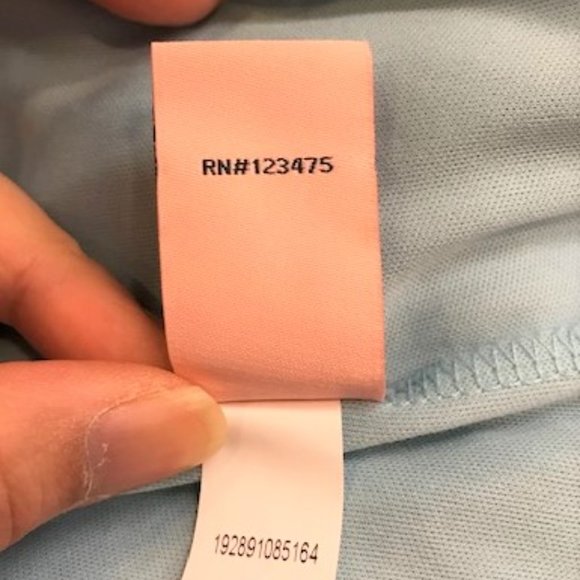 JUICY COUTURE Women Floral Shift Dress Baby Blue Lace M Short Sleeve Lined Y2K - Picture 9 of 9